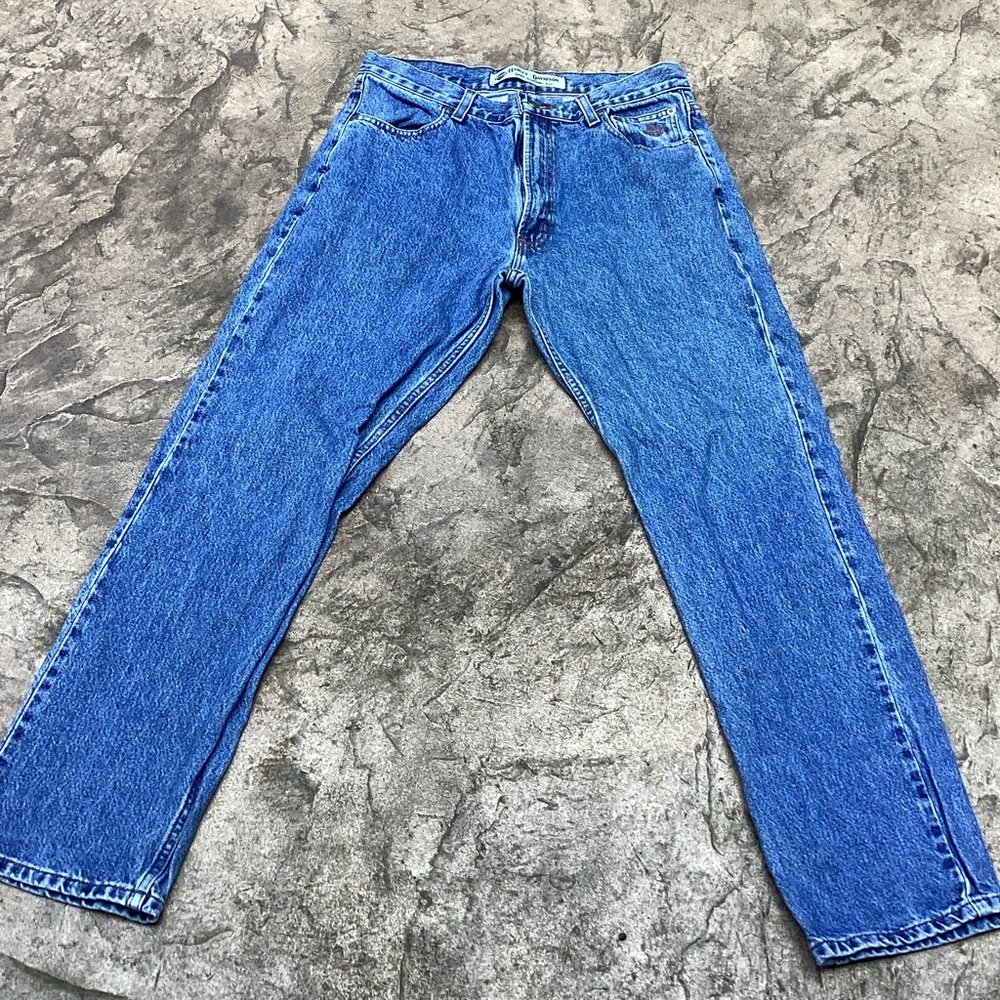 Harley-Davidson Men's Straight Blue Jeans